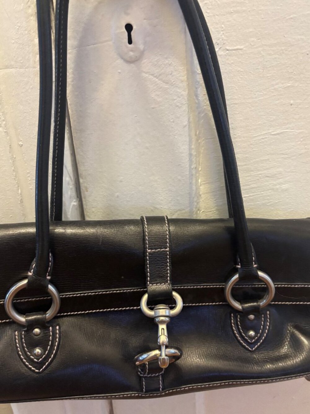 MARC JACOBS BLACK LEATHER BAG - Picture 2 of 12